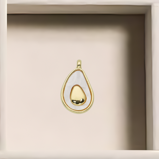 Golden Avocado Charm