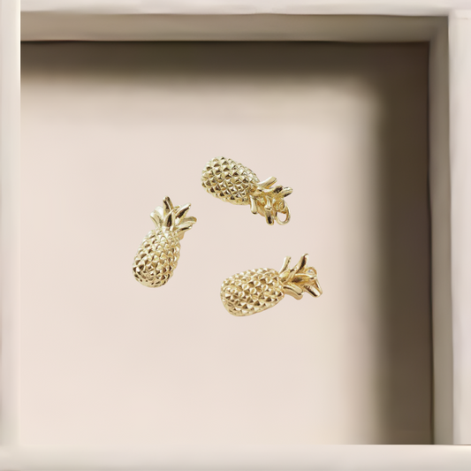 Golden Pineapple Charm