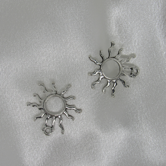 Sterling Sun Charm