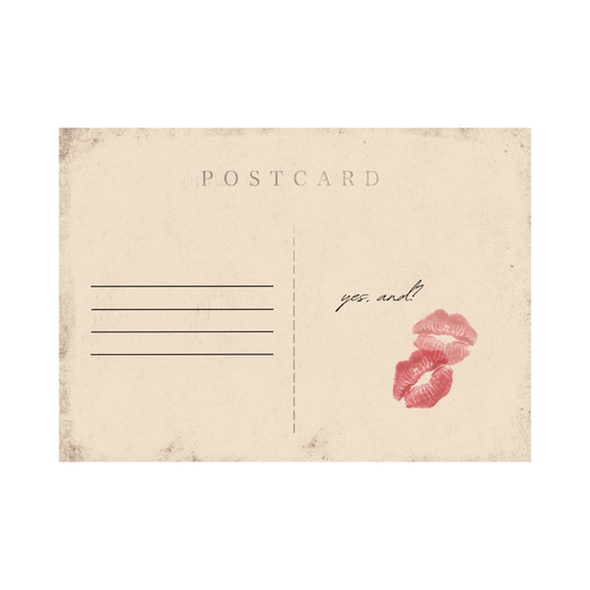 Postcard Sticker