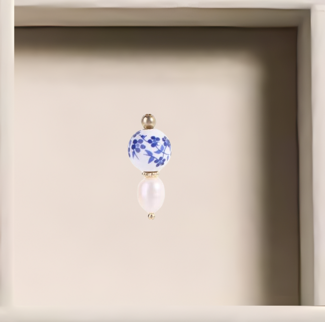 Blue Porcelain Charm