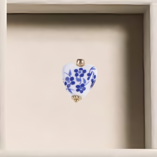 Blue Porcelain Charm